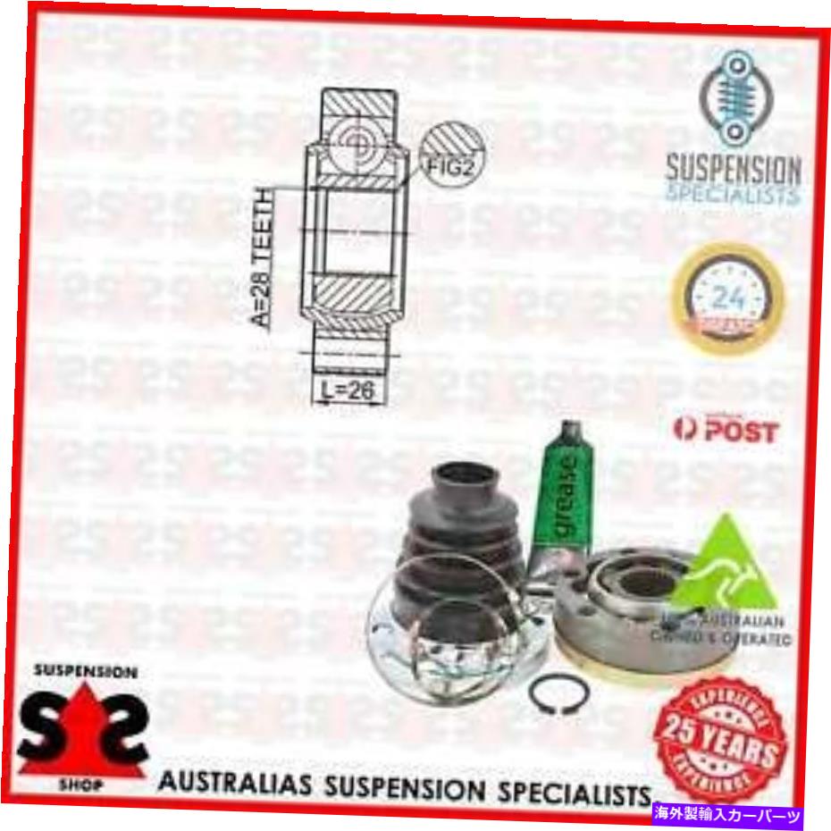 Driveshaft トランスミッションエンドジョイントキット、ドライブシャフトスーツVWトランスポーターVプラットフォーム/シャーシ（ Transmission End Joint Kit, Drive Shaft Suit VW TRANSPORTER V Platform/Chassis (【並行輸入品】