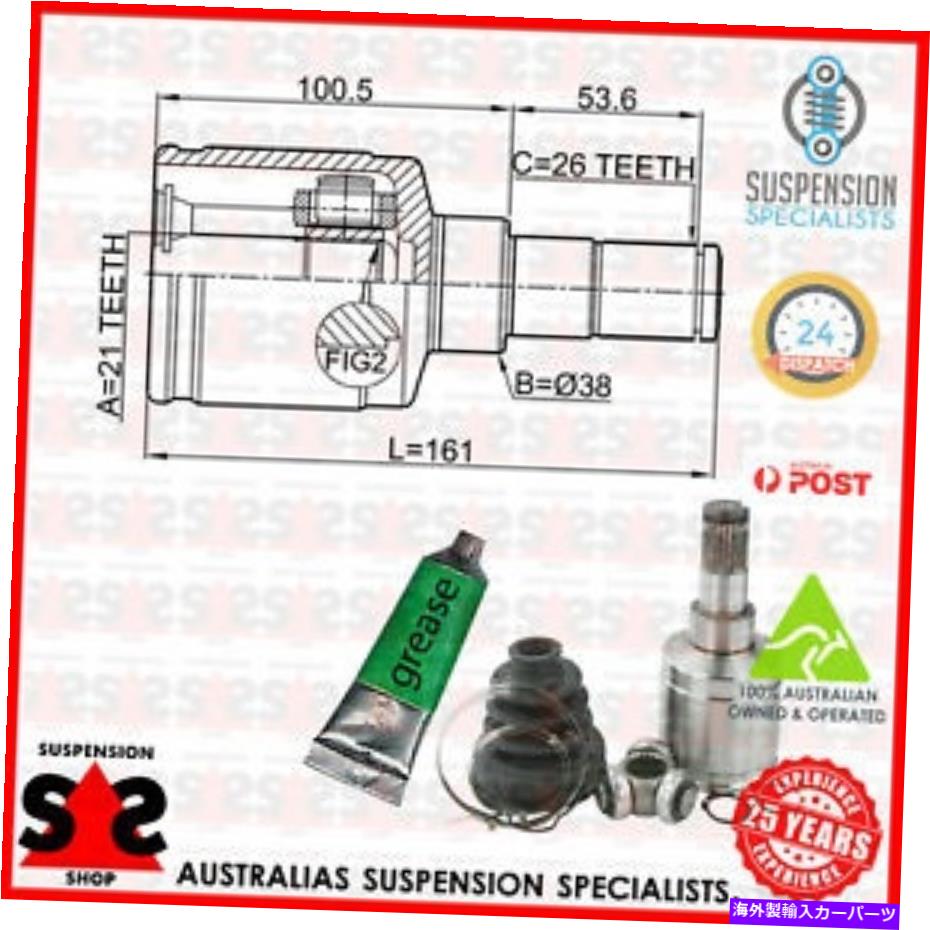Driveshaft フロントアクスル左ジョイントキット、ドライブシャフトスーツスズキリアナ(ER、RH_)RH、ERセダン1 Front Axle Left Joint Kit, Drive Shaft Suit SUZUKI LIANA (ER, RH_) RH,ER Sedan 1【並行輸入品】