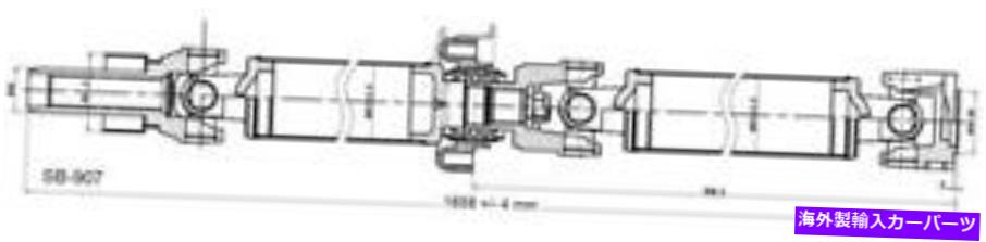 Driveshaft ドライブシャフトアセンブリガス、AWD、STDトランス、ターボ、5スピードトランス、ワゴンリア Drive Shaft Assembly-GAS, AWD, Std Trans, Turbo, 5 Speed Trans, Wagon Rear【並行輸入品】