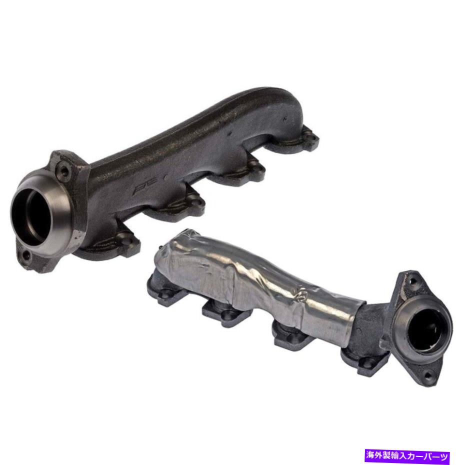 exhaust manifold Set-RB674904 2排気マニホールドドライバーと助手席サイドのドーマンセット新しいペア SET-RB674904 Dorman Set of 2 Exhaust Manifolds Driver & Passenger Side New Pair【並行輸入品】