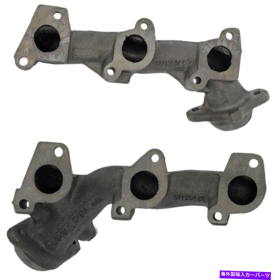 exhaust manifold Set-RB674413 2排気マニホールドドライバーと助手席サイドのドーマンセット新しいペア SET-RB674413 Dorman Set of 2 Exhaust Manifolds Driver & Passenger Side New Pair【並行輸入品】