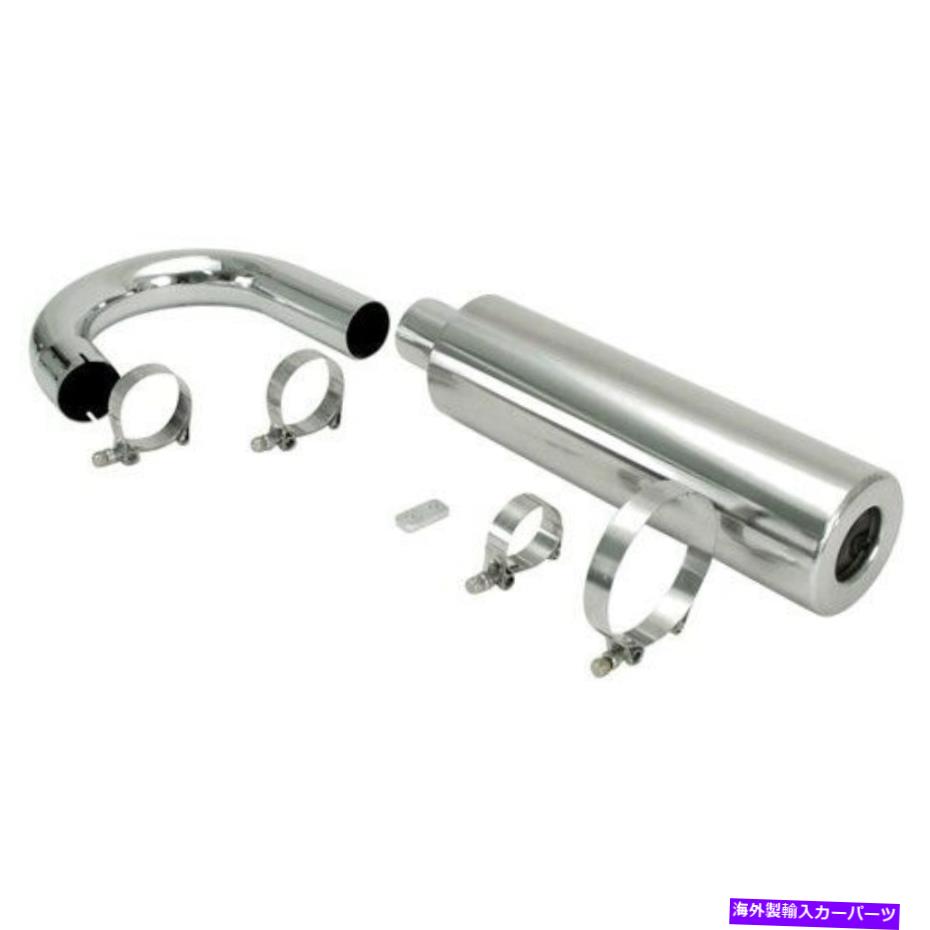 exhaust manifold 2つのアウトレットヘッダー用のUベンド付きステンレスレーシングマフラー、DuneBuggy＆VW用 Stainless Racing Muffler, with U-Bend, for 2 Outlet Header, Dunebuggy & VW【並行輸入品】 63,162円