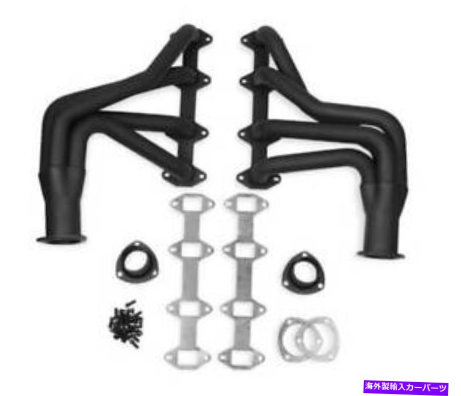 exhaust manifold FlowTech 12540FLTロングチューブヘッダー - ブラックペイント、1.75 \