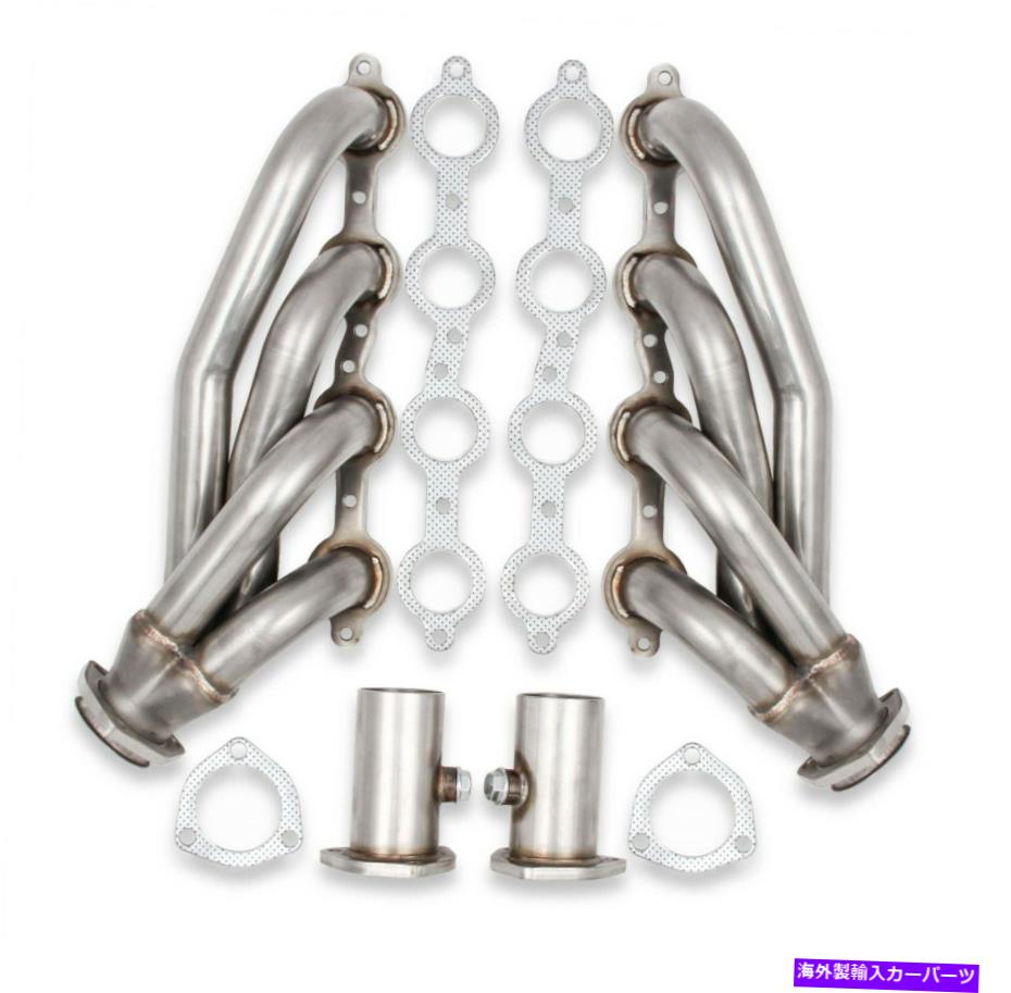 exhaust manifold FlowTech 11575fltユニバーサルショーティLS1 LS3スワップヘッダー304Sステンレスナチュラル Flowtech 11575FLT Universal Shorty LS1 LS3 Swap Headers 304S Stainless Natural【並行輸入品】