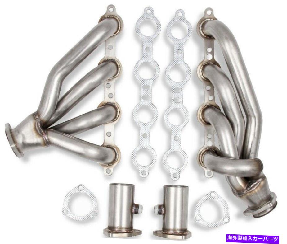 exhaust manifold FlowTech Shorty LSスワップヘッダー、ナチュラル、1.625 \
