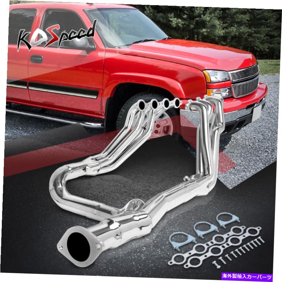 exhaust manifold 99-06 Tahoe/Yukon 4.8L/5.3L/6.0L V8のステンレス鋼排気ヘッダーマニホールド Stainless Steel Exhaust Header Manifold for 99-06 Tahoe/Yukon 4.8L/5.3L/6.0L V8【並行輸入品】 69,333円