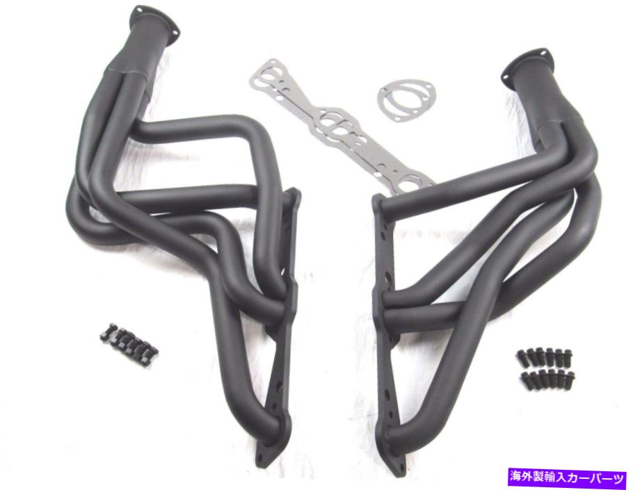 exhaust manifold 1967-69ポンティアックファービード350 400 455ロングチューブヘッダーブラックH60403BK 1967-69 Pontiac Firbeird 350 400 455 Long Tube Header Black H60403BK