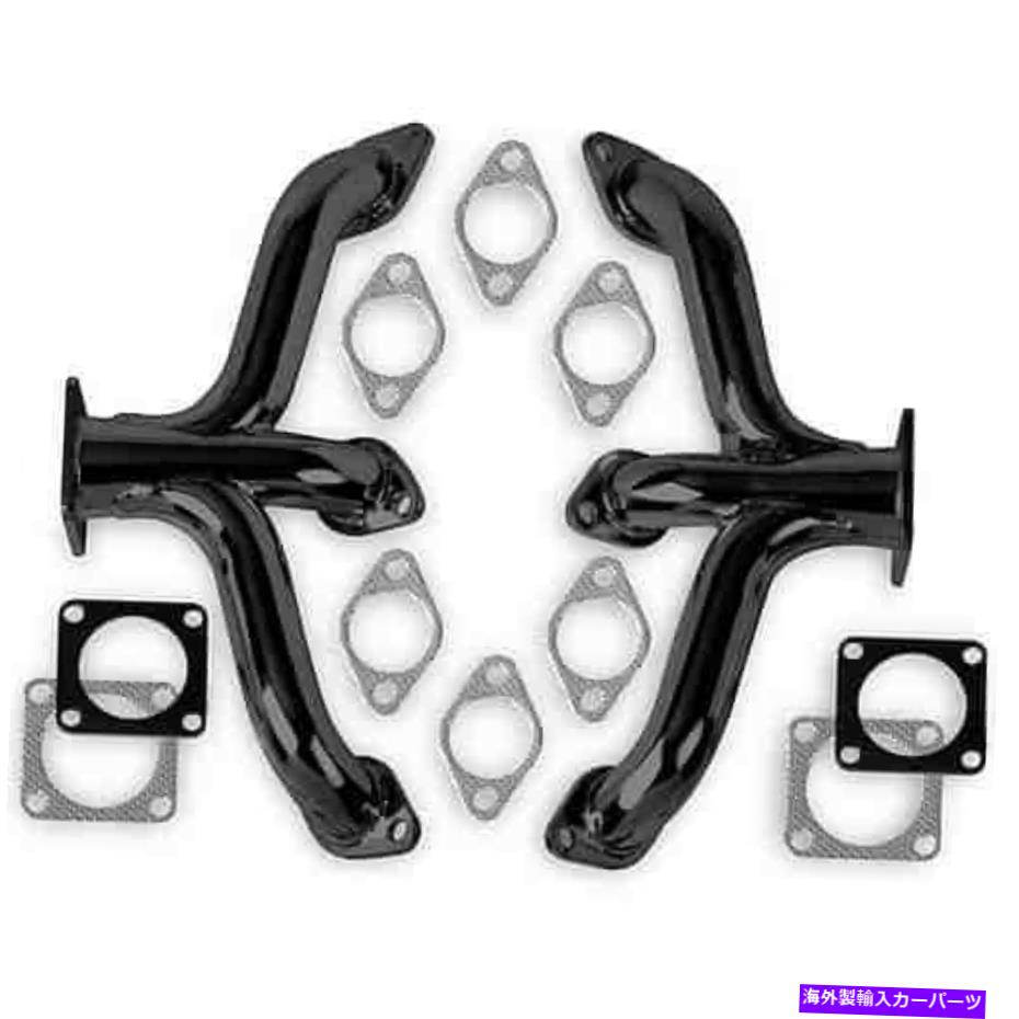 exhaust manifold FlowTech 12702ブロックハガーヘッダーフォードフラットヘッド1-3/4チューブ2-1/2コレクターH Flowtech 12702 Block Hugger Headers Ford Flathead 1-3/4 Tubing 2-1/2 Collector H【並行輸入品】