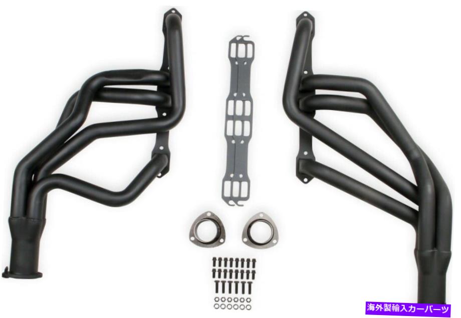 exhaust manifold New FlowTech 66-74 Mopar Long Tube Headers、383-440ビッグブロック、ブラック、充電器、GTX NEW FLOWTECH 66-74 MOPAR LONG TUBE HEADERS,383-440 BIG BLOCK,BLACK,CHARGER,GTX【並行輸入品】