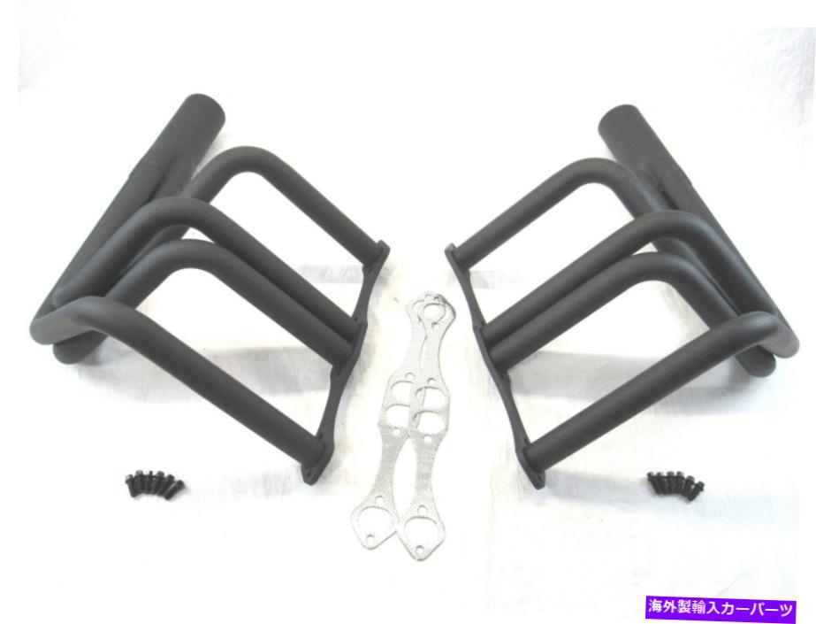 exhaust manifold SBC 327 350 383スプリントロードスターロングチューブヘッダーブラックH60008bk SBC 327 350 383 Sprint Roadster Long Tube Headers Black H60008BK【並行輸入品】
