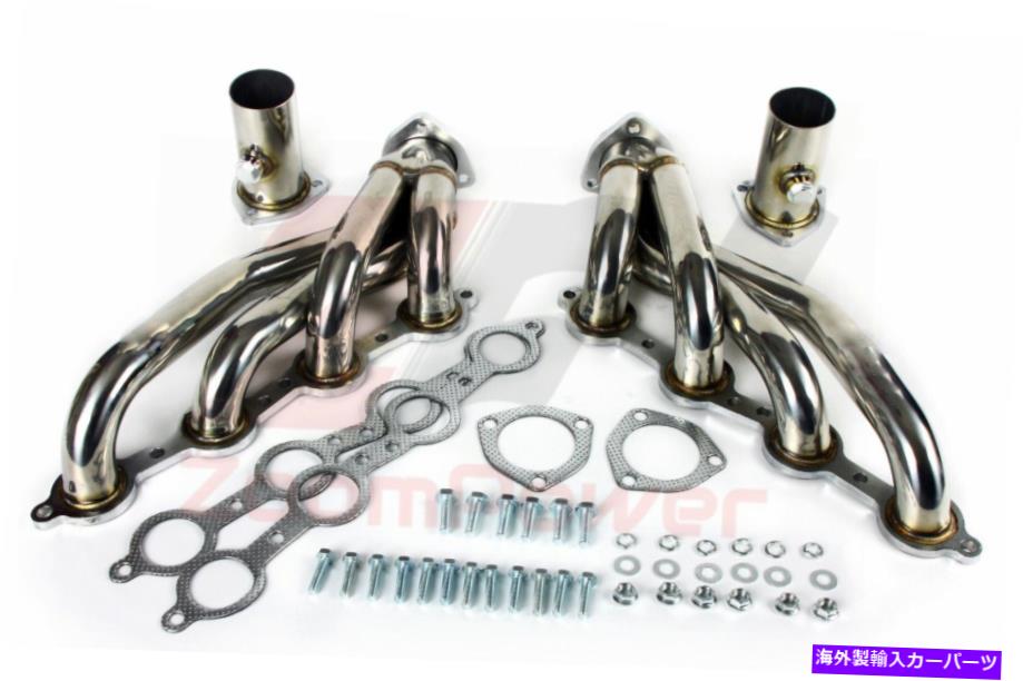exhaust manifold Chevrolet LSXスワップヘッダーLSエンジン+アダプターLS9 LQ9 6.2L LS1 O2 Bung Cap Chevrolet LSX SWAP HEADERS LS Engine+Adapters LS9 LQ9 6.2L LS1 with O2 Bung Cap【並行輸入品】