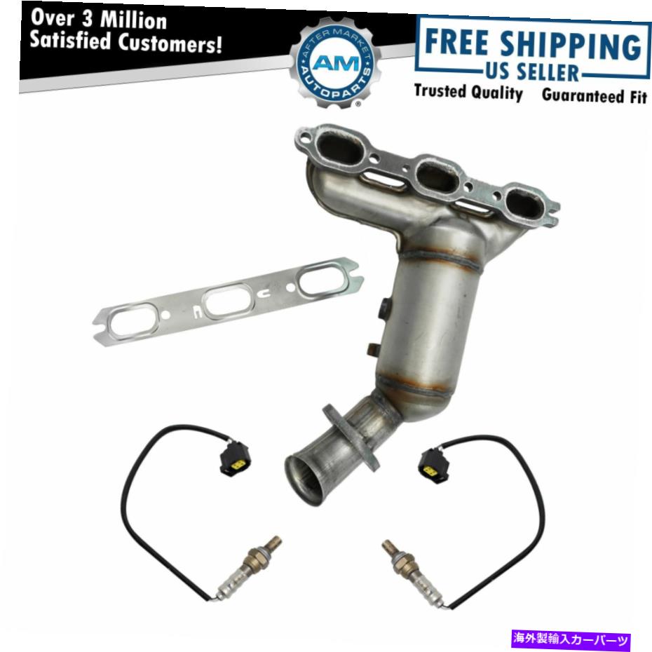 exhaust manifold ドッジクライスラーVW用のO2センサーを備えたフロントエキゾーストマニホールド触媒コンバーター Front Exhaust Manifold Catalytic Converter with O2 Sensors for Dodge Chrysler VW【並行輸入品】