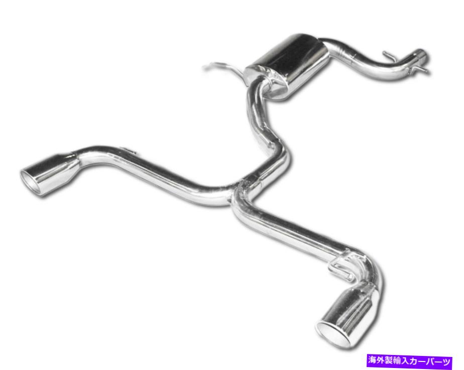 exhaust manifold 09-12のデュアルエキゾーストキャットバックフォルクスワーゲンゴルフGTI MKVI MK6 2.0T TFSI 2.5 \