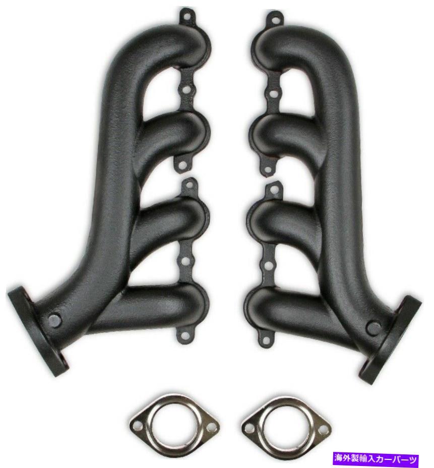 exhaust manifold New FlowTech LSスワップ排気マニホールド、ブラック、1.75 \