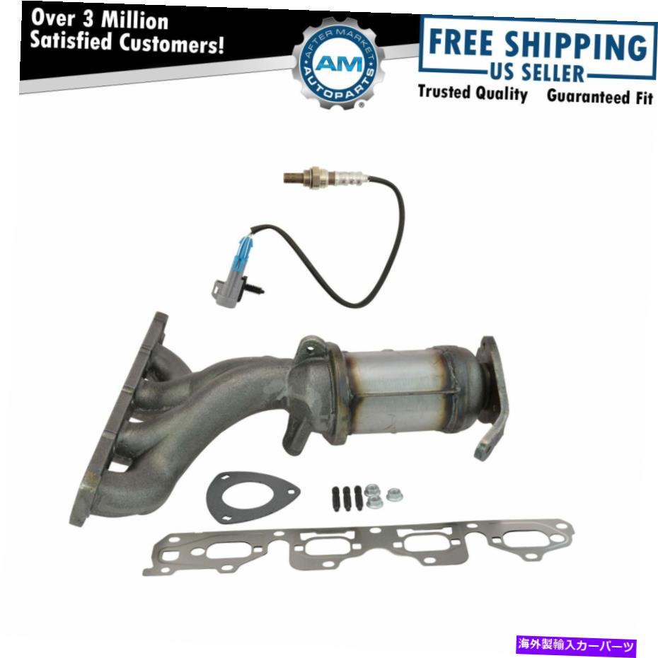 exhaust manifold ポンティアックG6用の酸素センサー付き排気マニホールド触媒コンバーター Exhaust Manifold Catalytic Converter w/ Oxygen Sensor for Pontiac G6【並行輸入品】