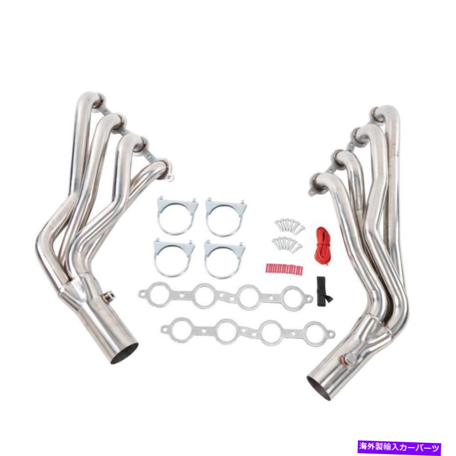exhaust manifold 排気マニホールドヘッダー+Yパイプフィット99-06シボレー/GMC GMT800シルバラド/シエラ1500 Exhaust Manifold Header+Y-Pipe Fits 99-06 Chevy/Gmc GMT800 Silverado/Sierra 1500【並行輸入品】
