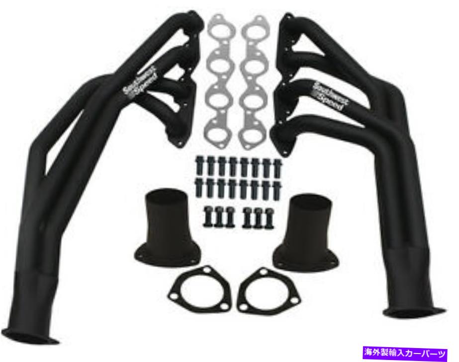 exhaust manifold 新しいビッグブロックシボレーシャーシヘッダー、55-57シボレー、BBC 396-502CI、ブラック、エンジンスワップ NEW BIG BLOCK CHEVY CHASSIS HEADERS,55-57 CHEVY,BBC 396-502CI,BLACK,ENGINE SWAP【並行輸入品】