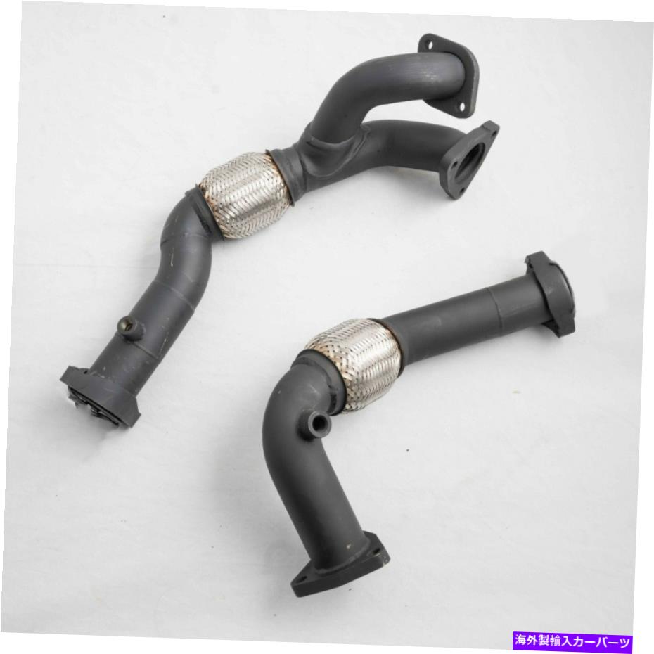 exhaust manifold 6.0排気マニホールドのハイフローアップパイプキット08-10フォードパワーストーク6.4ディーゼル High Flow Up Pipe Kit For 6.0 Exhaust Manifolds 08-10 Ford Powerstoke 6.4 Diesel【並行輸入品】
