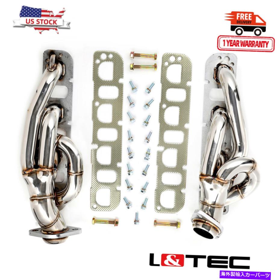 exhaust manifold L＆TECショーティヘッダー排気マニホールド2009-2017 Dodge Ram Hemi V8 5.7L 345 L&TEC Shorty Headers Exhaust Manifold for 2009-2017 Dodge Ram HEMI V8 5.7L 345【並行輸入品】 70,180円