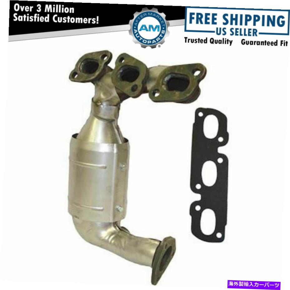 exhaust manifold 02-06 MPV 3.0L用に左左に設定された排気マニホールドとガスケット付きガスケット Exhaust Manifold & Gasket w/ Catalytic Converter Kit Set Left for 02-06 MPV 3.0L【並行輸入品】