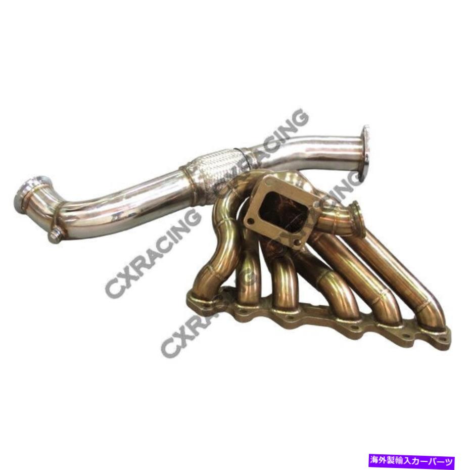 exhaust manifold cxracing t4ターボマニホールドfor lexus sc300 2jz-gte swap 2jzgte CXRacing T4 Turbo Manifold For Lexus SC300 2JZ-GTE Swap 2JZGTE【並行輸入品】