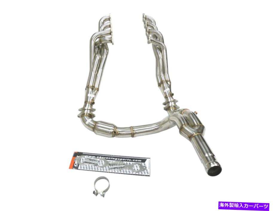 exhaust manifold 14-21 GM Sierra 1500 Chevy Silverado 5.3L 6.2LのOBX-Rキャットヘッダー OBX-R Catted Header For 14-21 GM Sierra 1500 Chevy Silverado 5.3L 6.2L【並行輸入品】