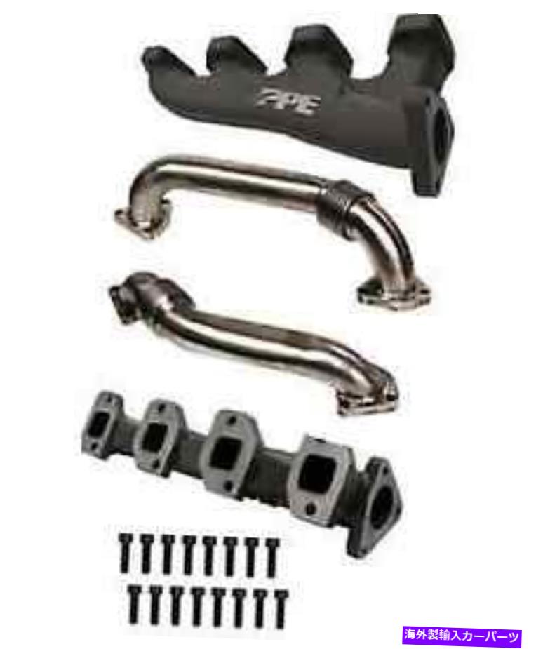 exhaust manifold PPE 116111100レース高流量排気マニホールドw/silverado/sierraのアップパイプ PPE 116111100 Race High Flow Exhaust Manifold w/Up-Pipes for Silverado/Sierra【並行輸入品】