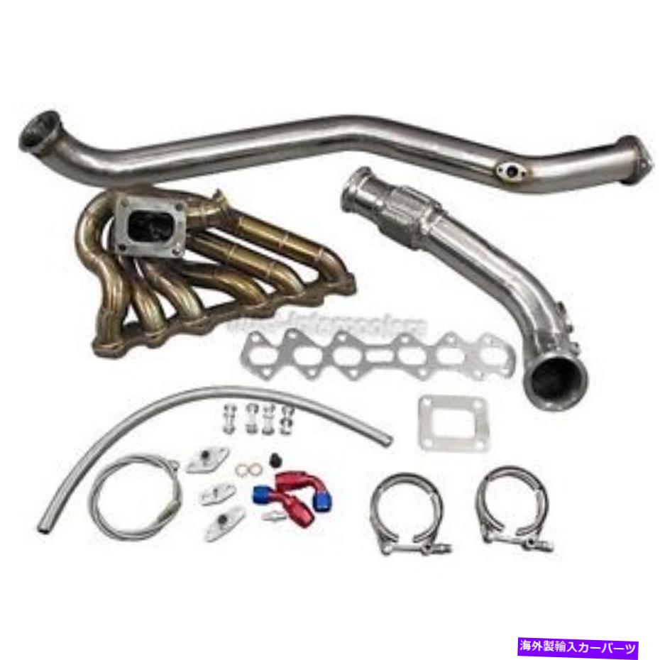 exhaust manifold 11 SUPRA 2JZGTE 2JZ-GTE 46mmウェストゲート用の11ゲージターボメインフォールドキット 11 Gauge Turbo Mainfold Kit For Supra 2JZGTE 2JZ-GTE 46mm Wastegate【並行輸入品】