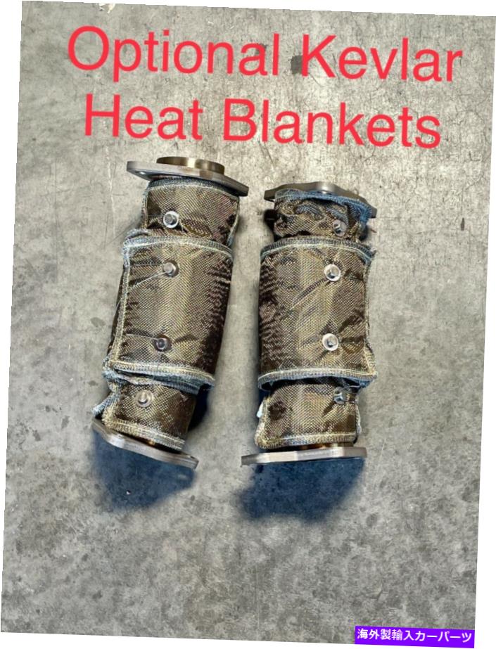 exhaust manifold 2020+ C8コルベットスポーツ猫-2M製造-Kevlar熱毛布付き 2020+ C8 Corvette Sport Cats - 2M Fabrication - WITH KEVLAR HEAT BLANKETS【並行輸入品】