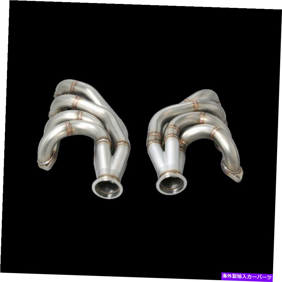 exhaust manifold 67-69のカマロBBCのためのCxRacingツインターボマニホールドヘッダーが背の高いバルブカバー CXRacing Twin Turbo Manifold Header For 67-69 Camaro BBC Fits Tall Valve Cover【並行輸入品】
