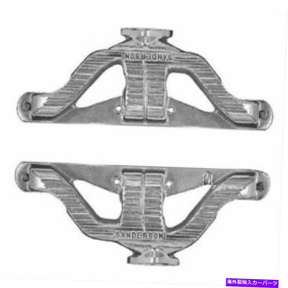 exhaust manifold Sanderson QP1000-secヘッダーシボレーnova 1967-1979のショーティー鋳鉄セラミック Sanderson QP1000-SEC Headers Shorty Cast Iron Ceramic For Chevy Nova 1967-1979【並行輸入品】