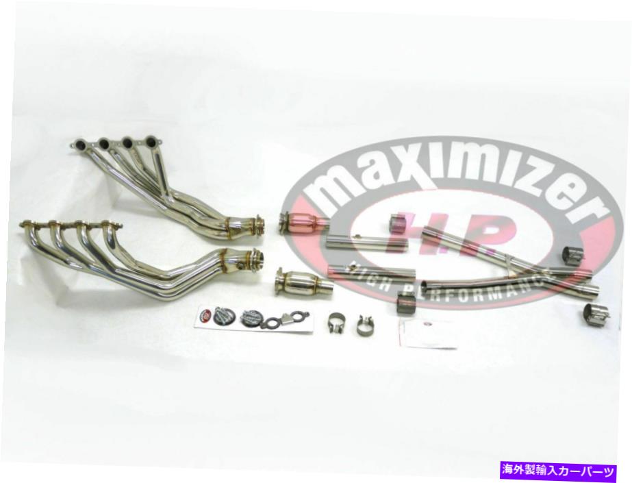 exhaust manifold S/ Sキャットヘッダー互換性w/ 05-07シボレーコルベット6.0lによるMaximizer S/S Catted Header Compatible W/ 05-07 Chevrolet Corvette 6.0L By Maximizer【並行輸入品】|Us Custom Parts Shop USDM