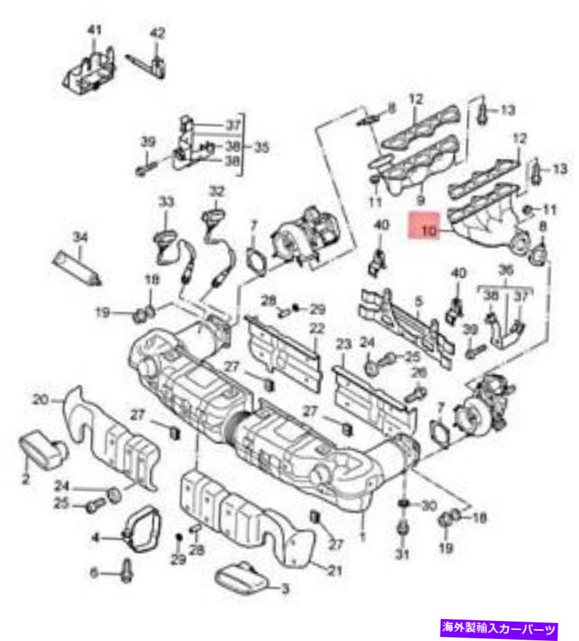 exhaust manifold 本物のポルシェ911 TターボGT2 RS 997排気マニホールド右99611110276 Genuine PORSCHE 911 T Turbo Gt2 Rs 997 Exhaust Manifolds Right 99611110276【並行輸入品】｜Us Custom Parts Shop USDM