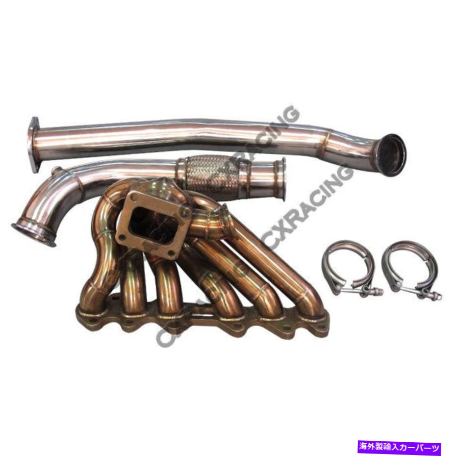 exhaust manifold 2JZ-gte 2Jzgte vvtiを備えたスープラmk3用のcxracingターボマニホールドキット CXRacing Turbo Manifold Kit For Supra MK3 With 2JZ-GTE 2JZGTE VVTI【並行輸入品】 184,250円
