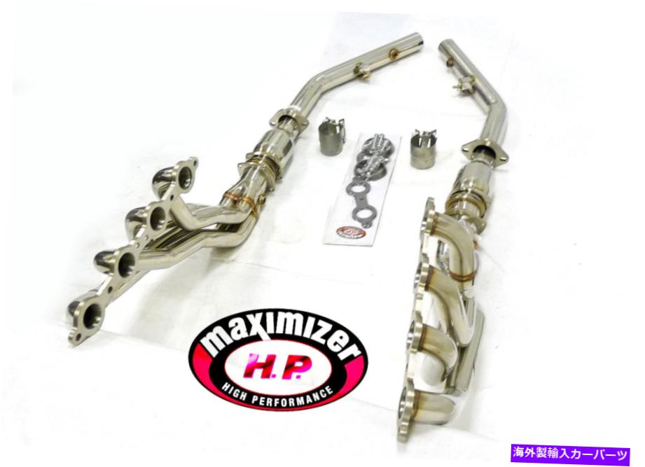 exhaust manifold 2004年のポンティアックGTO 5.7L LS1 V8のマキシマイザーステンレスキャットヘッダー Maximizer Stainless Catted Header For 2004 Pontiac GTO 5.7L LS1 V8【並行輸入品】