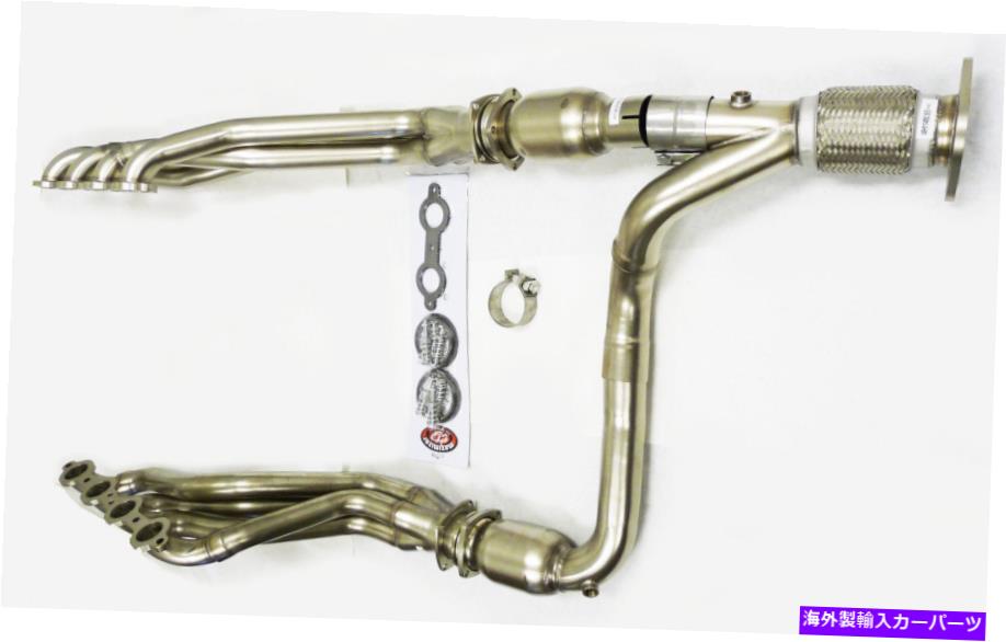 exhaust manifold S/ Sキャットヘッダーは2006年から2009年のシボレーTrailblazer/ GMC Envoyに適合しますMaximizer S/S Catted Header Fits 2006 to 2009 Chevy Trailblazer/ GMC Envoy By Maximizer【並行輸入品】