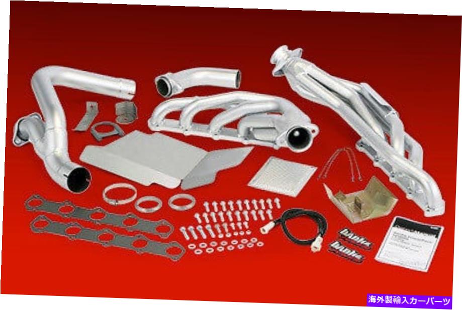 exhaust manifold バンクスヘッダー99-00フォードF250-350エクスカーション6.8L V10- egr / lateスタイルの猫 BANKS HEADERS 99-00 FORD F250-350 EXCURSION 6.8L v10 - WITH EGR / LATE STYLE CAT【並行輸入品】