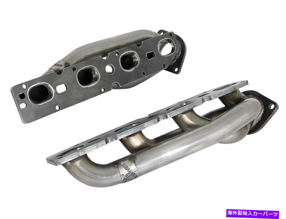 exhaust manifold AFEフィルター48-32023ストリートシリーズツイストスチールヘッダーに適合 Afe Filters 48-32023 Street Series Twisted Steel Headers Fits 19 Ram 1500【並行輸入品】