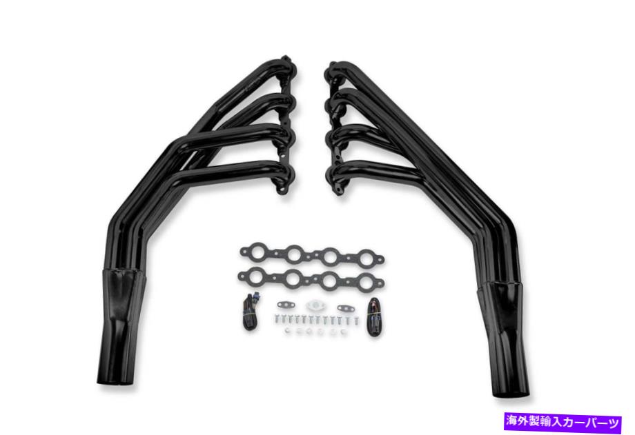 exhaust manifold フッカースーパーコンペティションロングチューブヘッダー - ブラックセラミックコーティング2288-3HKR Hooker Super Competition Long Tube Header - Black Ceramic Coated 2288-3HKR【並行輸入品】