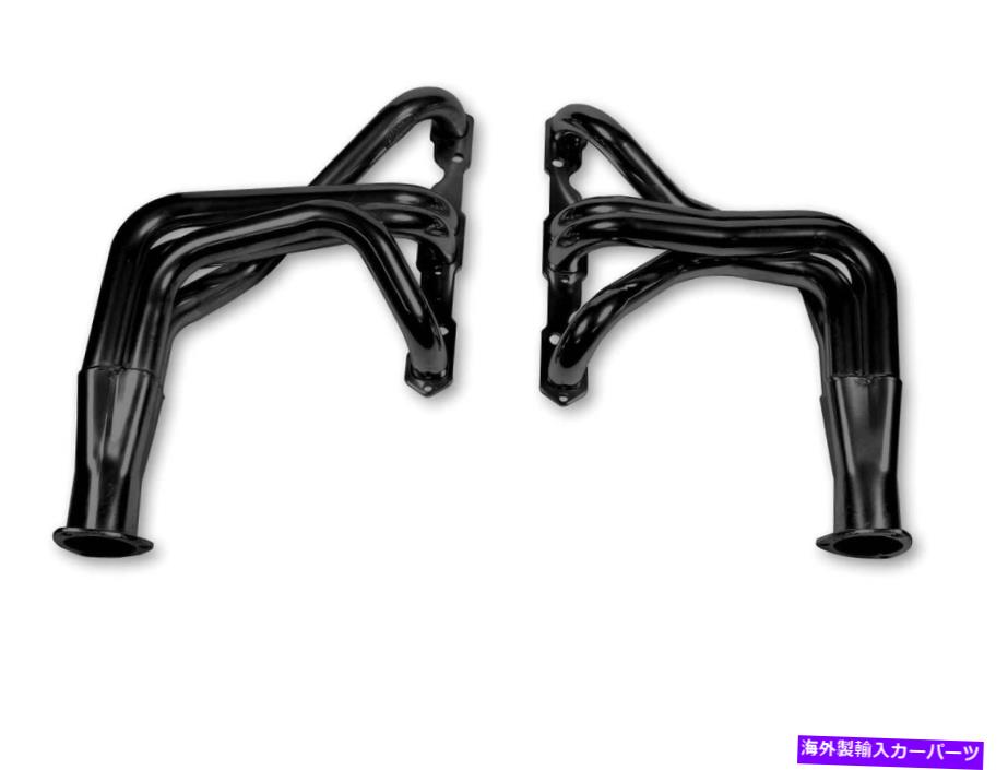 exhaust manifold フッカースーパーコンペティションロングチューブヘッダー - ブラックセラミックコーティング2134-3HKR Hooker Super Competition Long Tube Header - Black Ceramic Coated 2134-3HKR【並行輸入品】