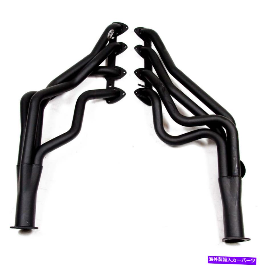 exhaust manifold フッカースーパーコンペティションフルレングスヘッダー - ブラックセラミックコーティング6114-3HKR Hooker Super Competition Full Length Header - Black Ceramic Coated 6114-3HKR【並行輸入品】