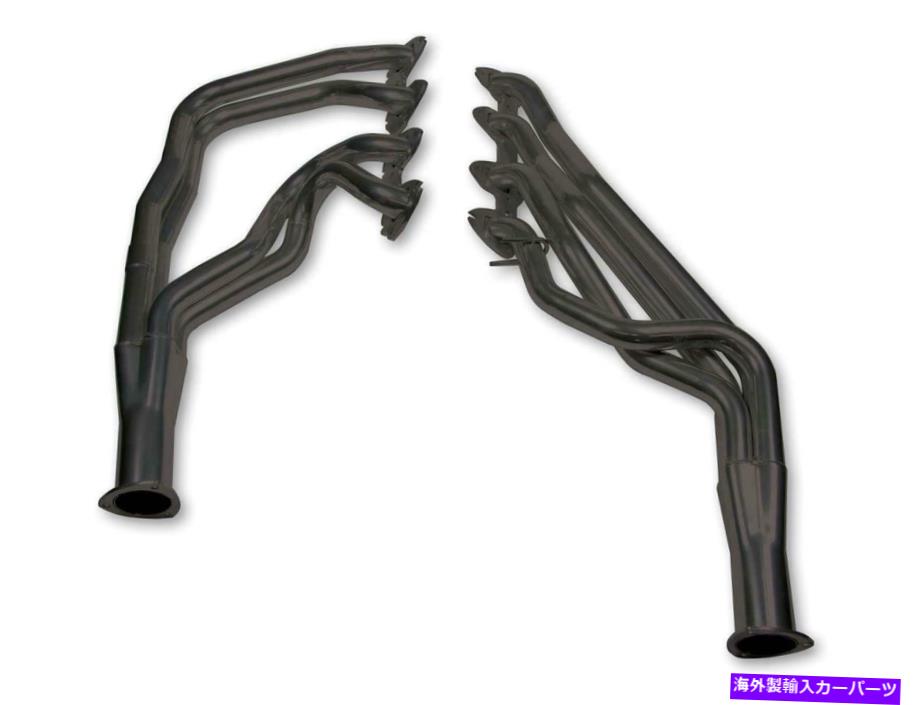 exhaust manifold フッカースーパーコンペティションフルレングスヘッダー - ブラックセラミックコーティング6113-3HKR Hooker Super Competition Full Length Header - Black Ceramic Coated 6113-3HKR【並行輸入品】