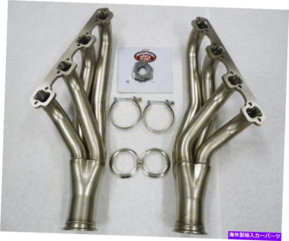 exhaust manifold 1962-00フォードSB 221-350に適したステンレスヘッダーがマキシマイザー Stainless Header Fits For 1962-00 Ford SB 221-350 By Maximizer【並行輸入品】
