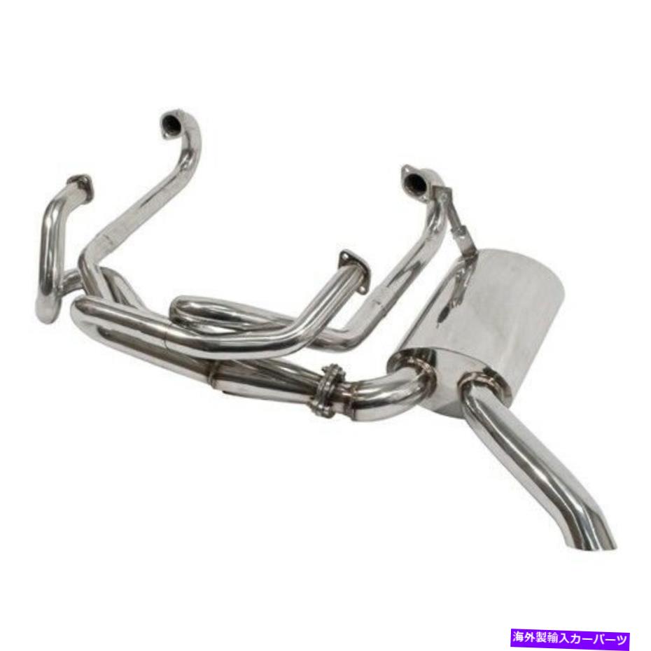 exhaust manifold サイドフローエキゾーストシステム、タイプ2バス63-67ステンレス、デューンバッギー&VWに適合 Sideflow Exhaust System, Fits Type 2 Bus 63-67 STAINLESS, Dunebuggy & VW【並行輸入品】|Us Custom Parts Shop USDM