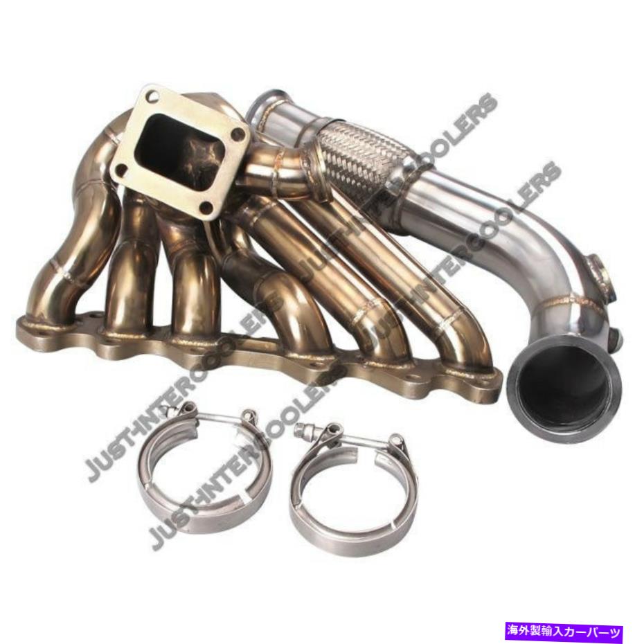 exhaust manifold 94-05トヨタタコマトラック2JZ-GTEエンジン用CxRacing Turboマニホールドキット CXRacing Turbo Manifold Kit For 94-05 Toyota Tacoma Truck 2JZ-GTE Engine【並行輸入品】