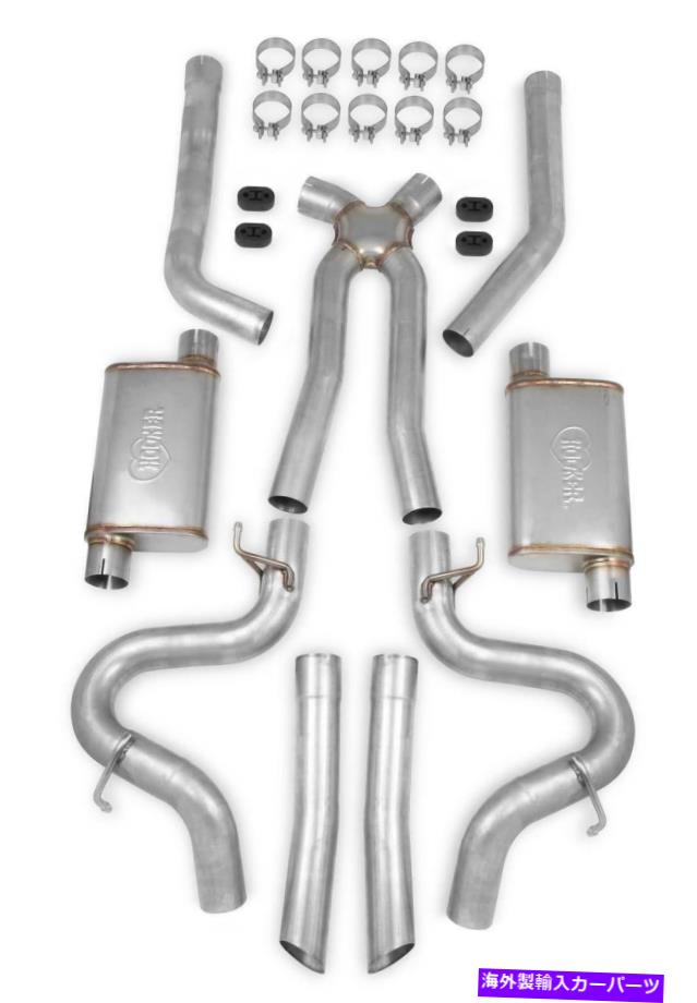 exhaust manifold フッカーブラックハートヘッダーバックエキゾーストシステム70501363-RHKR Hooker BlackHeart Header Back Exhaust System 70501363-RHKR【並行輸入品】