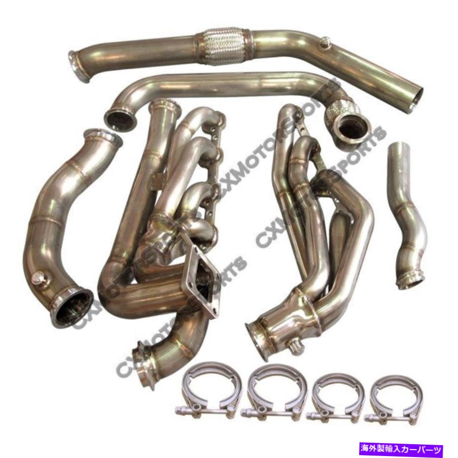 exhaust manifold 64-68 Ford Mustang 289 V8用のCxRacingT4ターボヘッダーマニホールドキット CXRacing T4 Turbo Header Manifold Kit For 64-68 Ford Mustang 289 V8【並行輸入品】 192,225円