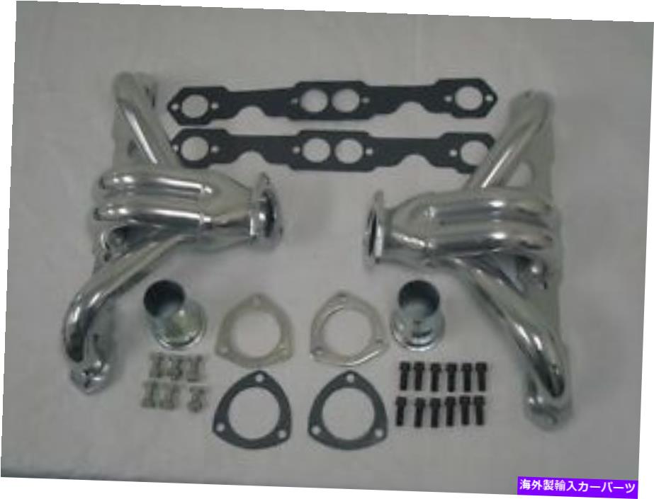 exhaust manifold ヴィンテージ1958 UP -Chevy Ceramic Coated Hugger Headers Street Rod 350 400 SBC New Vintage 1958 Up - Chevy Ceramic Coated Hugger Headers Street Rod 350 400 SBC NEW【並行輸入品】