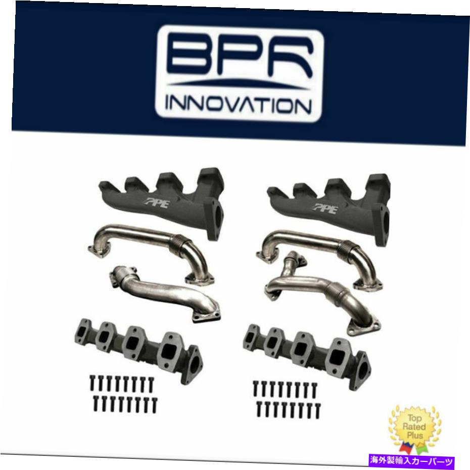 exhaust manifold PPEレースハイフローエキゾーストマニホールドシボレーGMCのアップパイプ01-15-11611100 PPE Race High Flow Exhaust Manifolds with Up-Pipes For Chevy GMC 01-15-116111100【並行輸入品】
