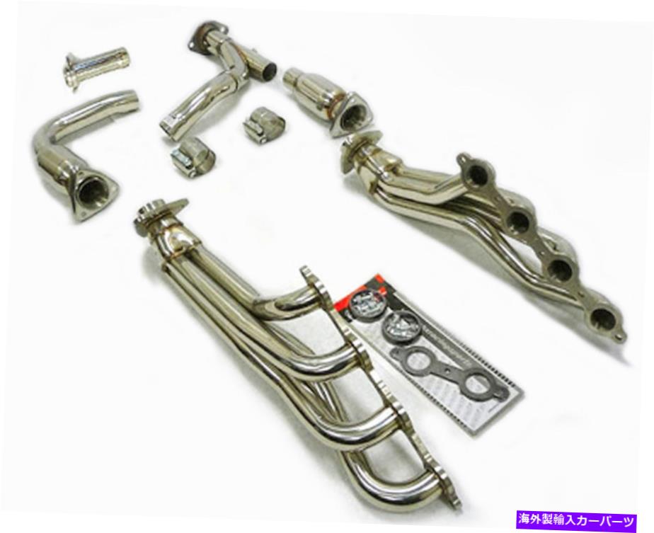 exhaust manifold 2009-2013シボレー1500 4.8L/5.3L/6.0LのOBXキャットヘッダーフィットメント OBX Catted Header Fitment For 2009-2013 Chevrolet 1500 4.8L/5.3L/6.0L【並行輸入品】